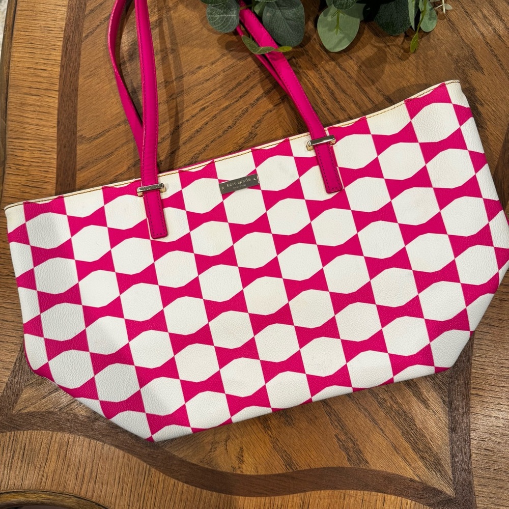 Kate Spade Bow Leather Tote Bag